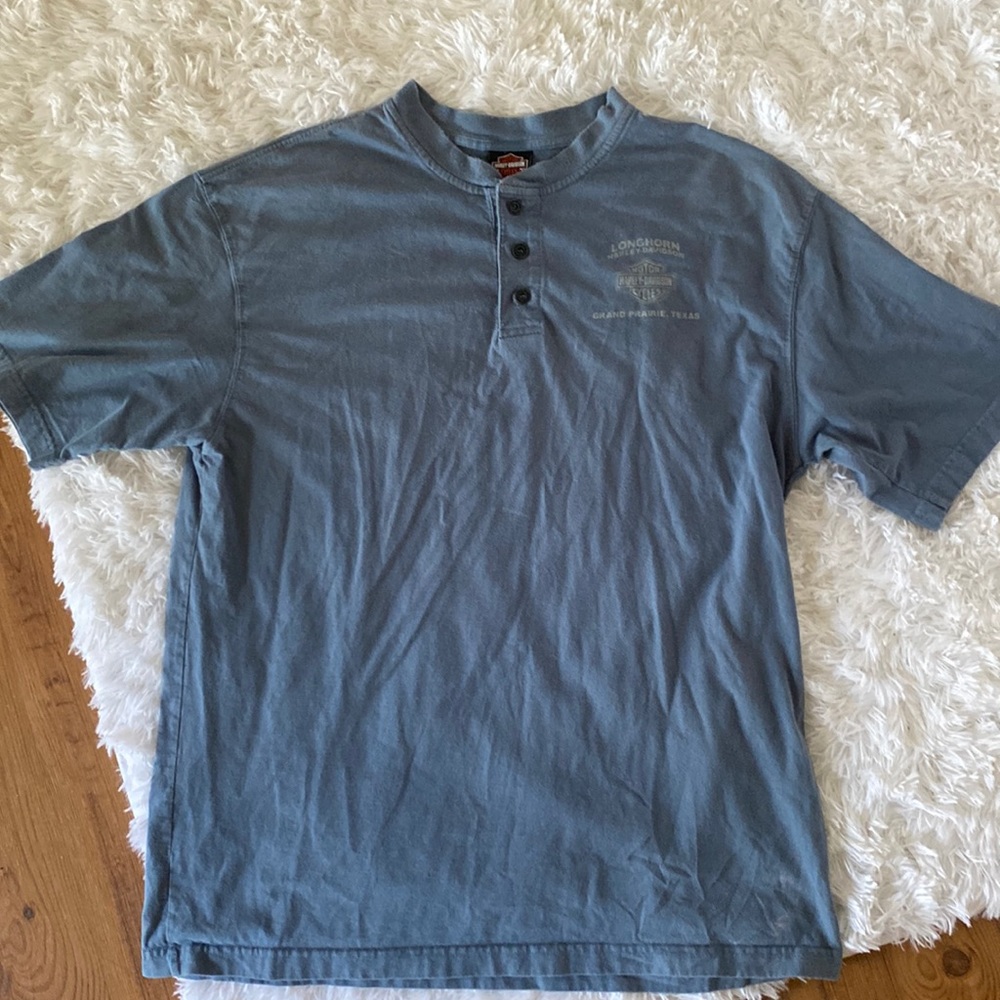 Harley davidson T Shirt (LONGHORN GRAND PRAIRIE TEXAS)